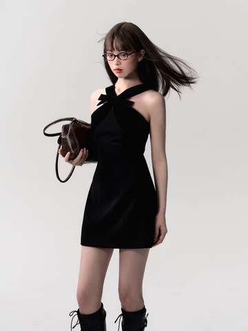 BLACKMARIE BOW DRESS