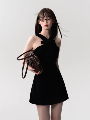 BLACKMARIE BOW DRESS