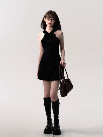 BLACKMARIE BOW DRESS