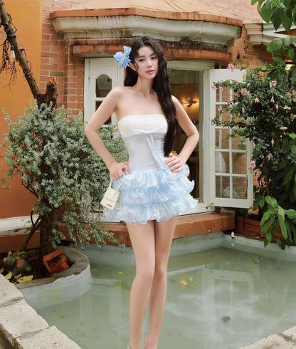 AZURE MINI DRESS