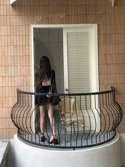 TIBU MINI BACKLESS DRESS
