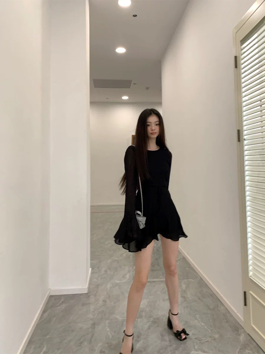 TIBU MINI BACKLESS DRESS
