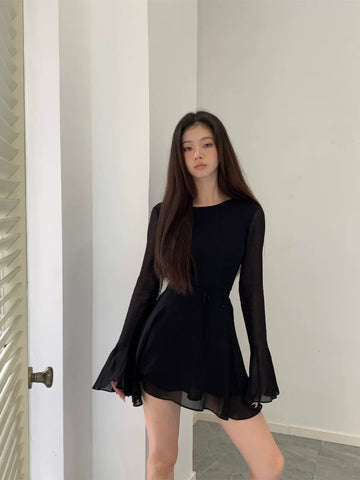 TIBU MINI BACKLESS DRESS