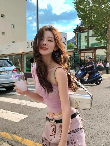 LILAC DREAM ONE-SHOULDER TOP