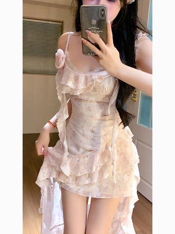 TWILIGHT BLOSSOM MIDI DRESS