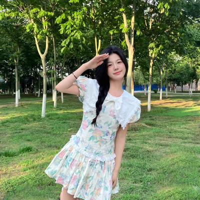 BLOOM RUFFLE DRESS