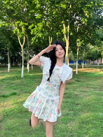 BLOOM RUFFLE DRESS