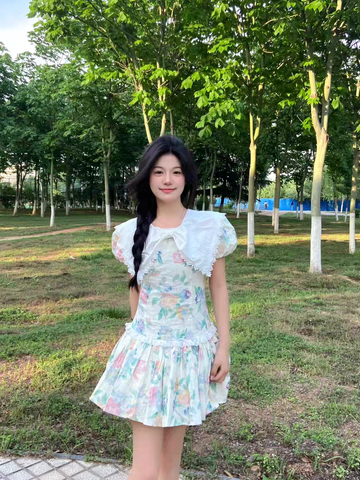BLOOM RUFFLE DRESS